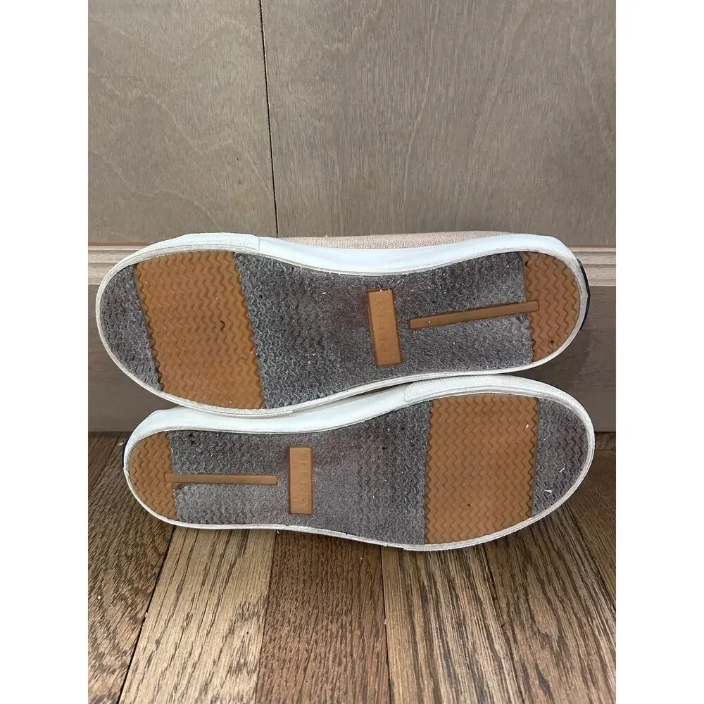 Sperry Top Sider Crest Vibe Rose Gold Shimmer Sneakers 5 Preppy Coastal Summer